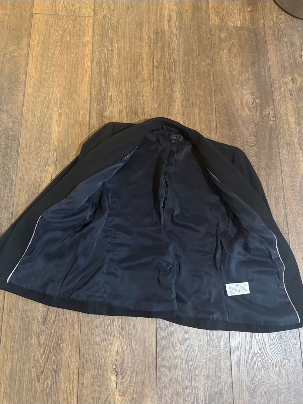 J.crew Black Women's Tailored Open-Front Blazer Jacket 4P - Picture 4 of 7